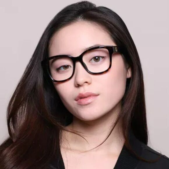 Gucci Women Eyeglasses Havana Square GG1340O 002 NEW AUTHENTIC main image 5